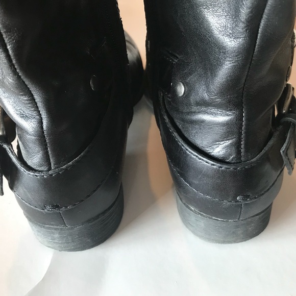 Nine West Tall Black Riding Boots - Picture 3 of 4